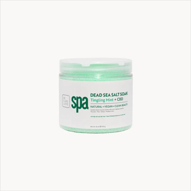 Tingling Mint + CBD Dead Sea Salt Soak