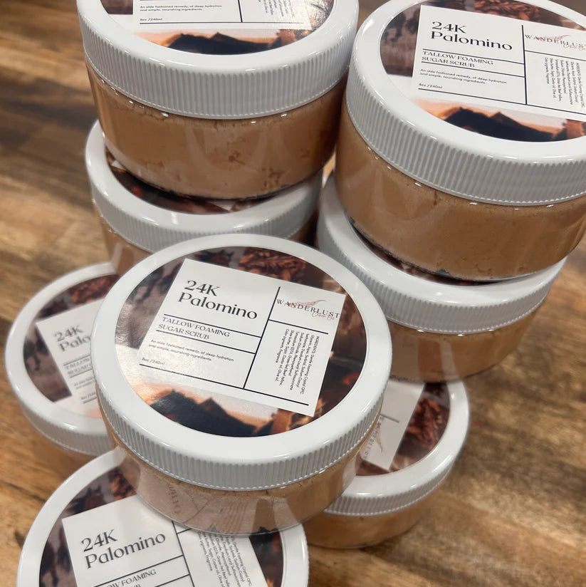 Tallow Foaming Sugar Scrubs