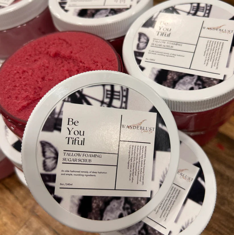 Tallow Foaming Sugar Scrubs