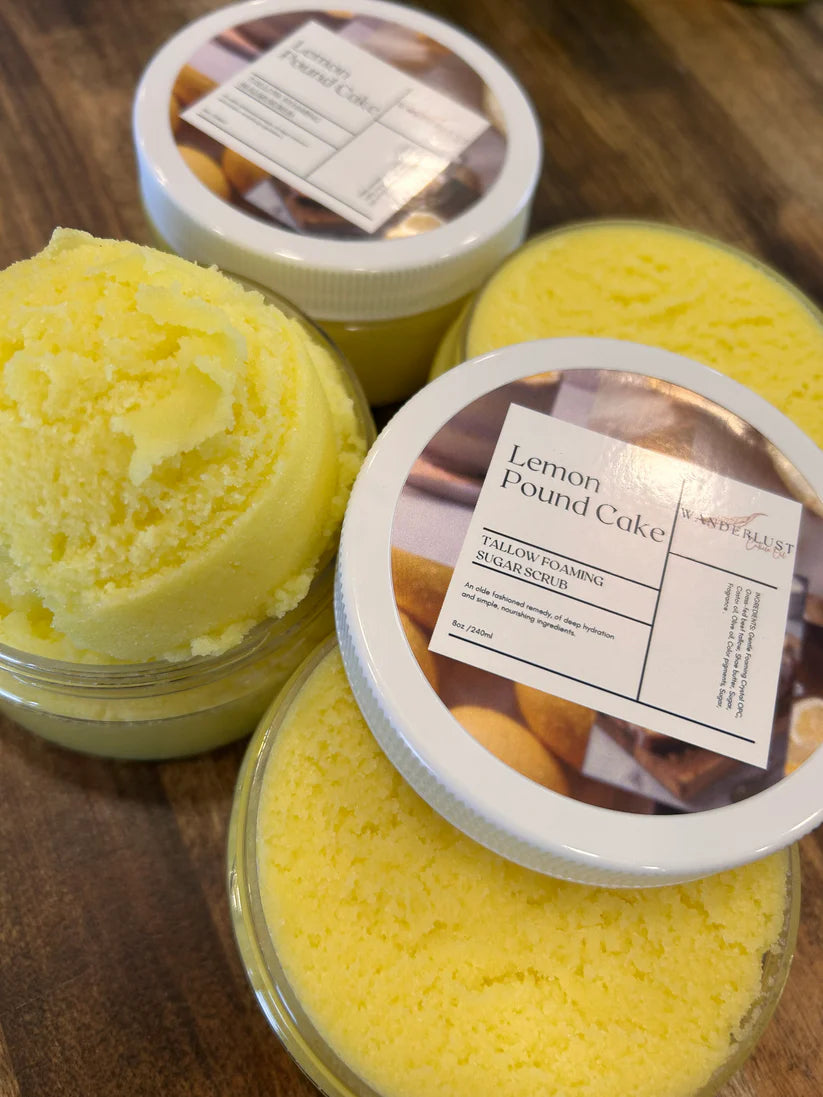 Tallow Foaming Sugar Scrubs