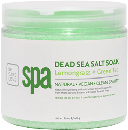 Purifying Lemongrass + Green Tea Dead Sea Salt Soak