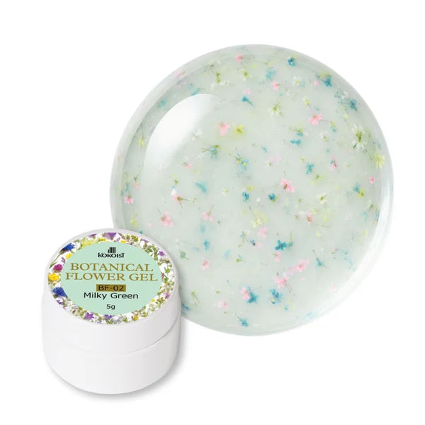 Botanical Flower Gel BF-02 Milky Green