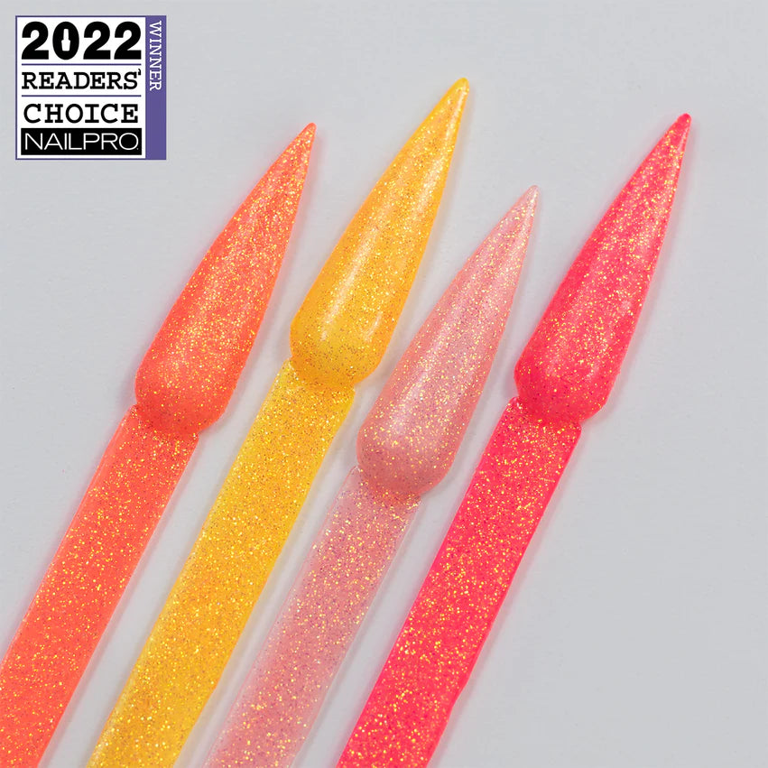 P+ Orange Crush Glitter Gel Polish