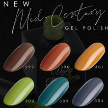 Load image into Gallery viewer, &quot;Mid-Century&quot; Gel Polish 6pk Bundle 299 - 304
