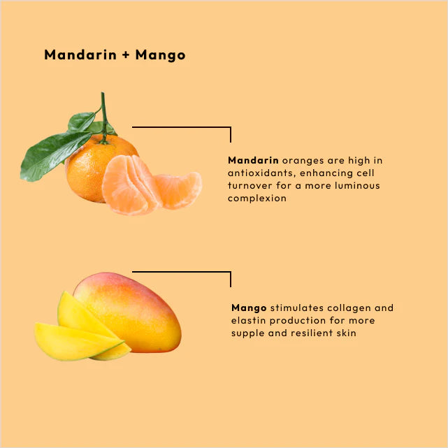 Mandarin + Mango Massage Cream
