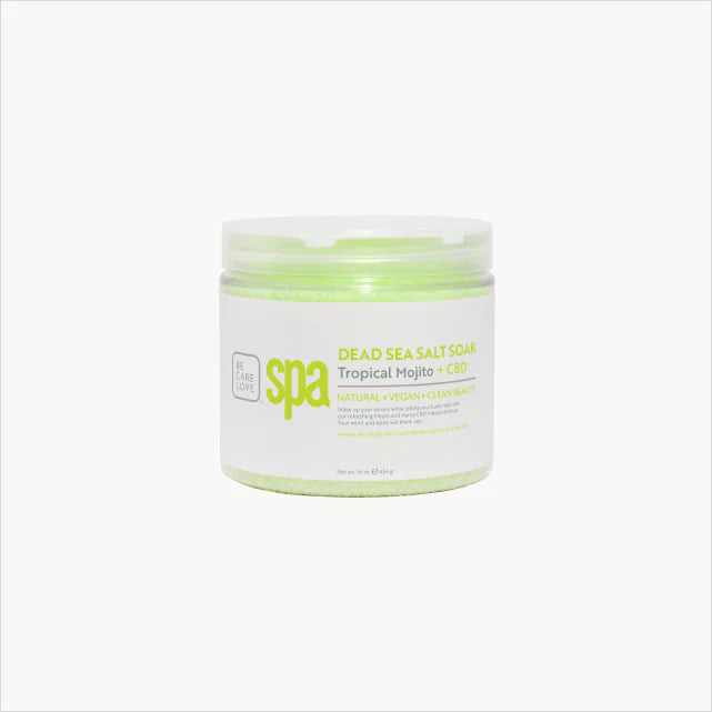 Tropical Mojito Mint + CBD Dead Sea Salt Soak