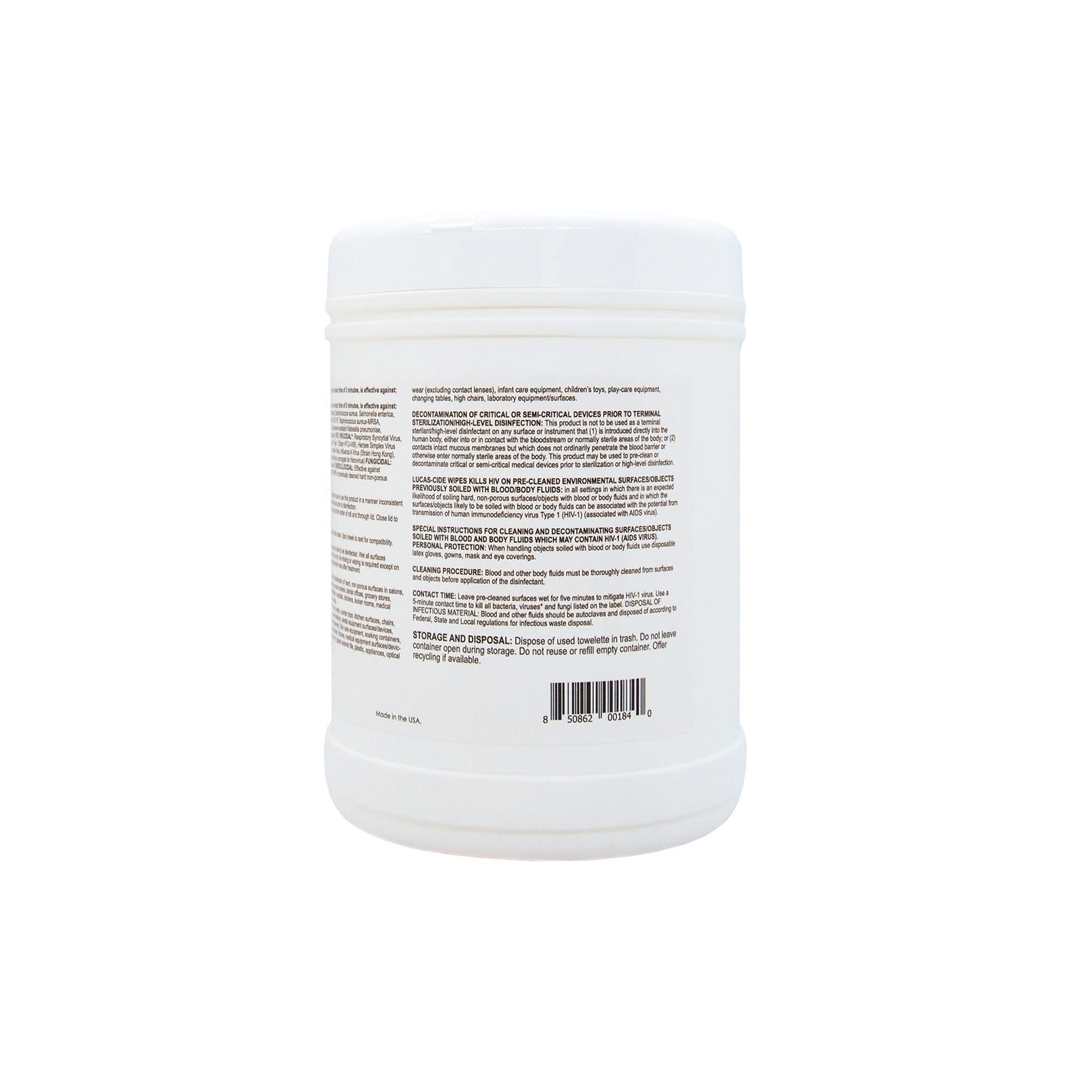 LUCAS-CIDE Wipes