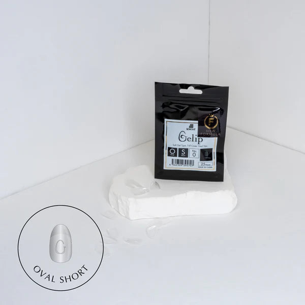 Oval Short Gelip Refill Pack - 25pc
