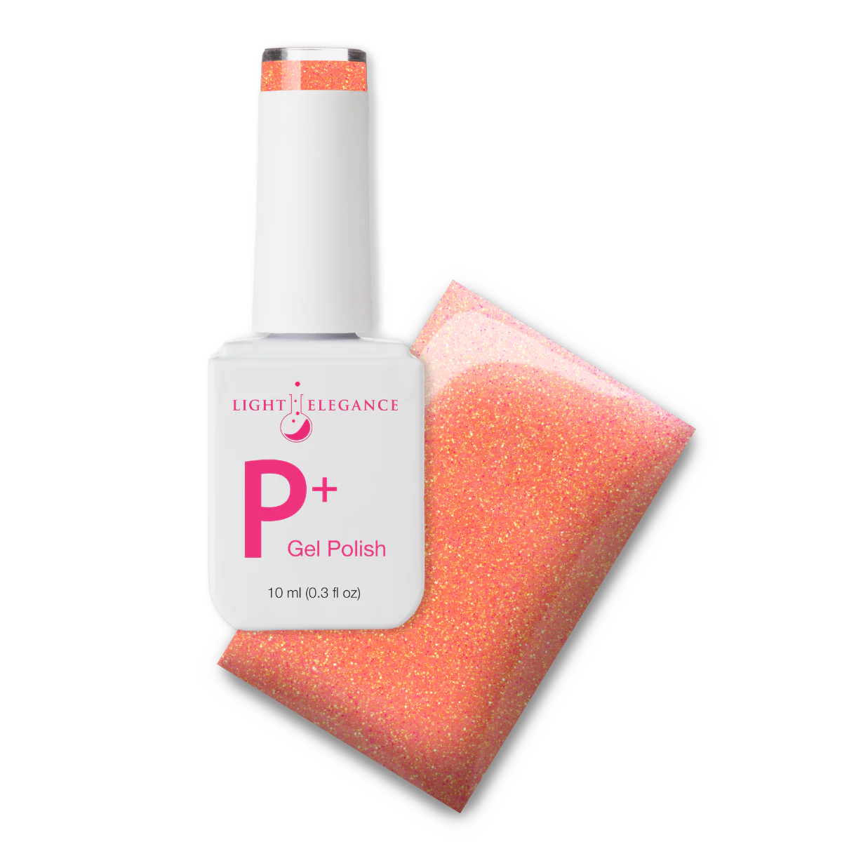 P+ Orange Crush Glitter Gel Polish
