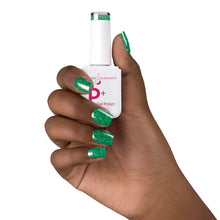 Load image into Gallery viewer, P+ Emerald Green Glitter Gel Polish
