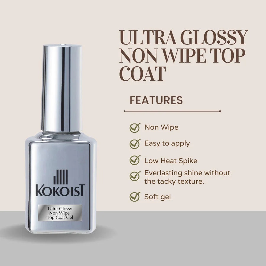 Ultra Glossy Non Wipe Top Coat