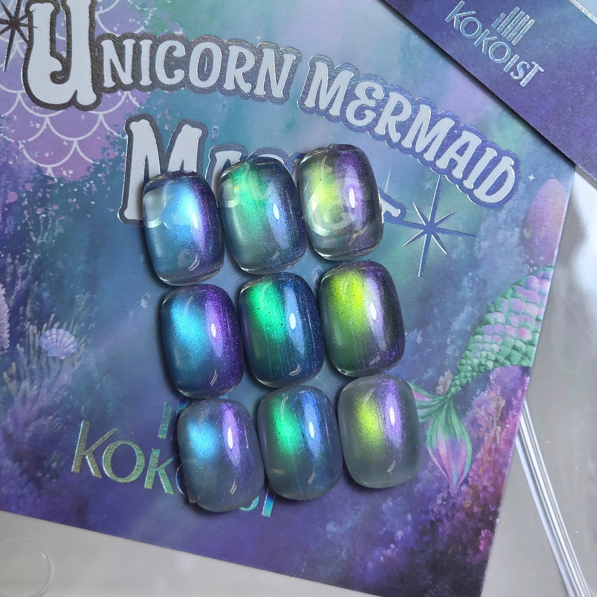 Unicorn Mermaid Magnet UMM-02 Turquoise Lagoon