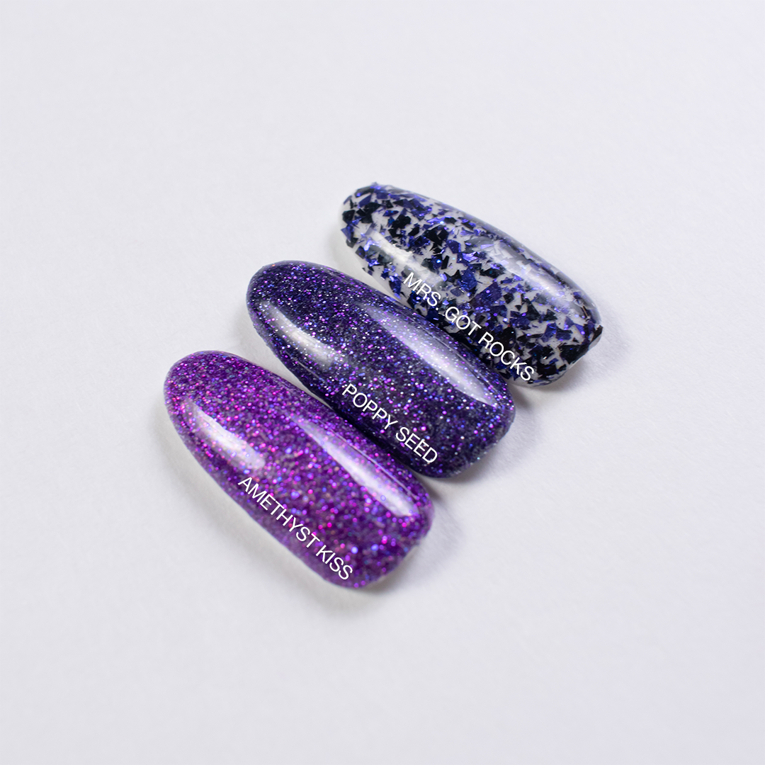 Amethyst Kiss Glitter Gel