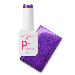 P+ Amethyst Kiss Glitter Gel Polish