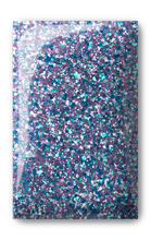 Load image into Gallery viewer, P+ Bratty Blue Glitter Gel Polish
