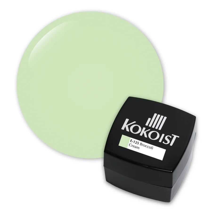 E-125 Broccoli Cream Color Gel Pot