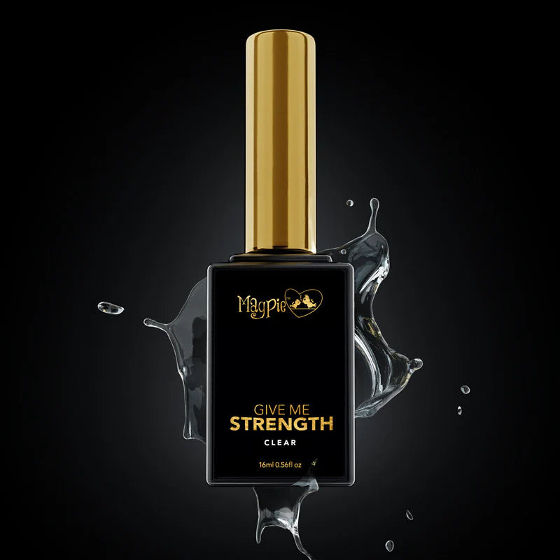 Give Me Strength - Clear Square bottle