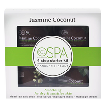 Load image into Gallery viewer, Jasmine Coconut 4 Step 16oz Starter Kit
