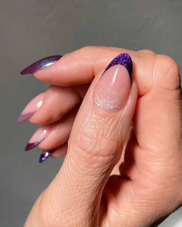 Amethyst Kiss Glitter Gel