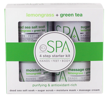 Load image into Gallery viewer, Lemongrass + Green Tea 4 Step 16oz Starter Kit
