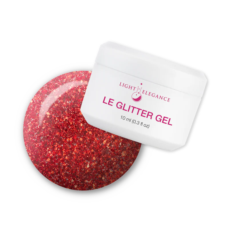 Little Red Sled Glitter Gel