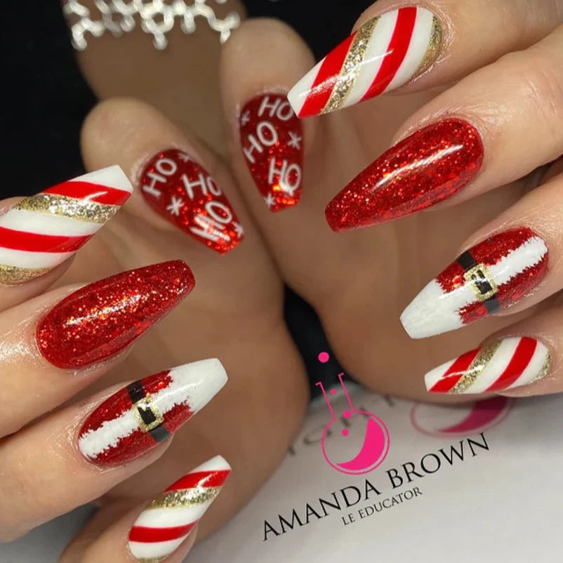 Little Red Sled Glitter Gel