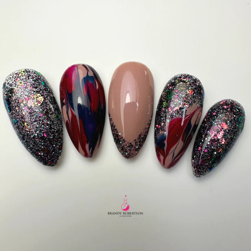 P+ Part Time Pessimist Glitter Gel Polish