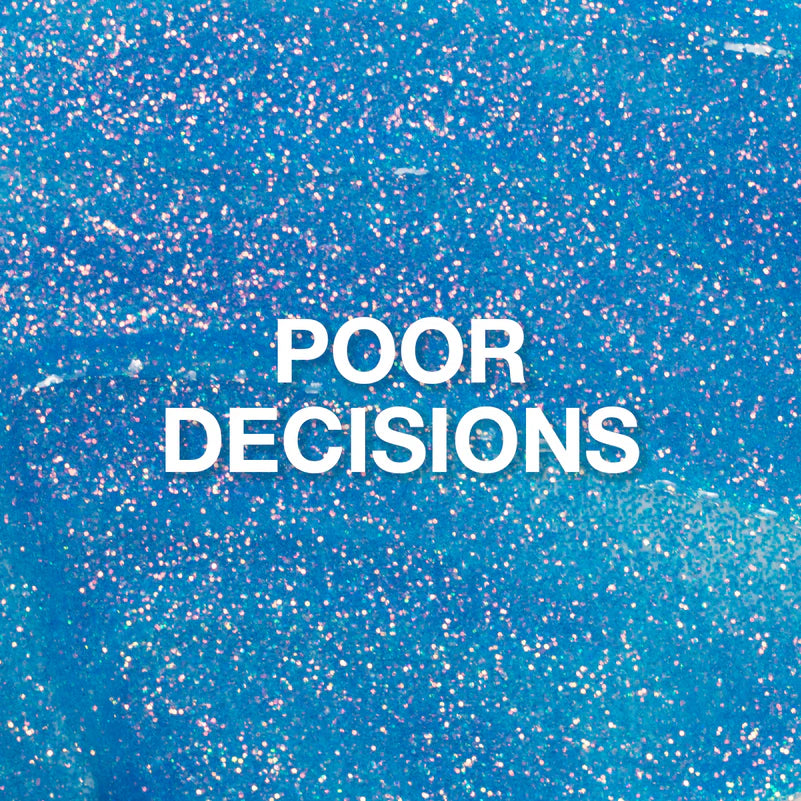 P+ Poor Decisions Glitter Gel Polish