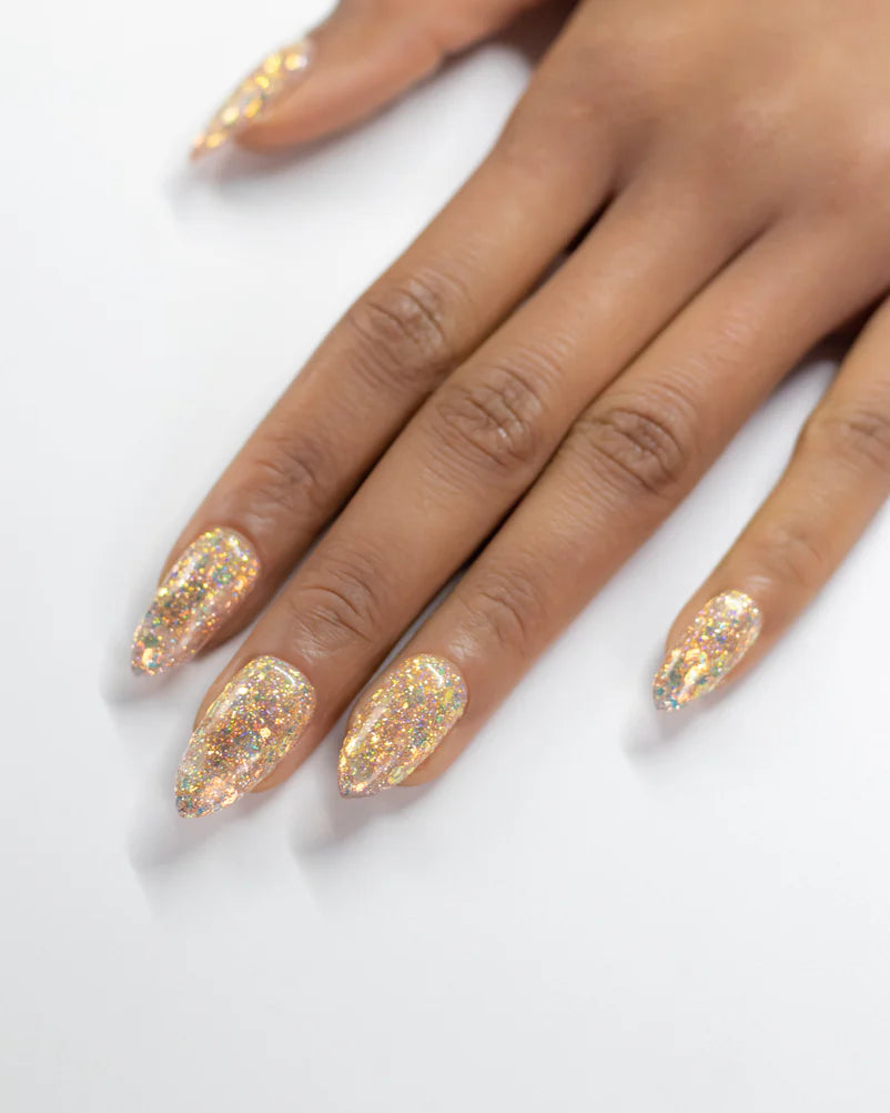 P+ Sandy Bottoms Glitter Gel Polish
