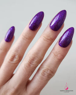 Amethyst Kiss Glitter Gel