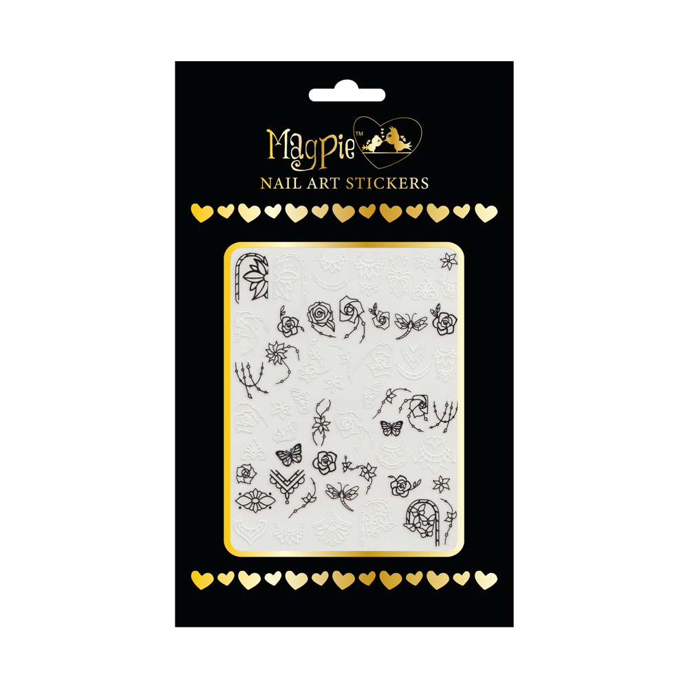 Sticker 59 - Black and White Roses
