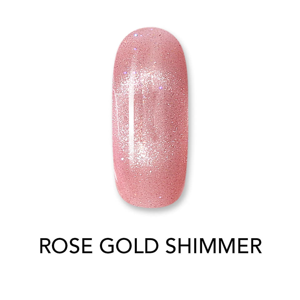 Rose Gold Shimmer Gel Polish