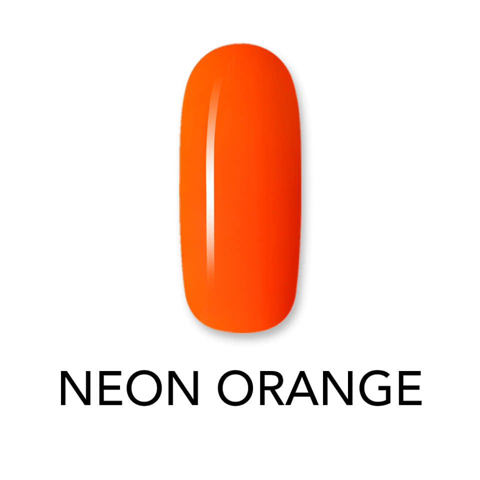 Neon Orange Gel Polish