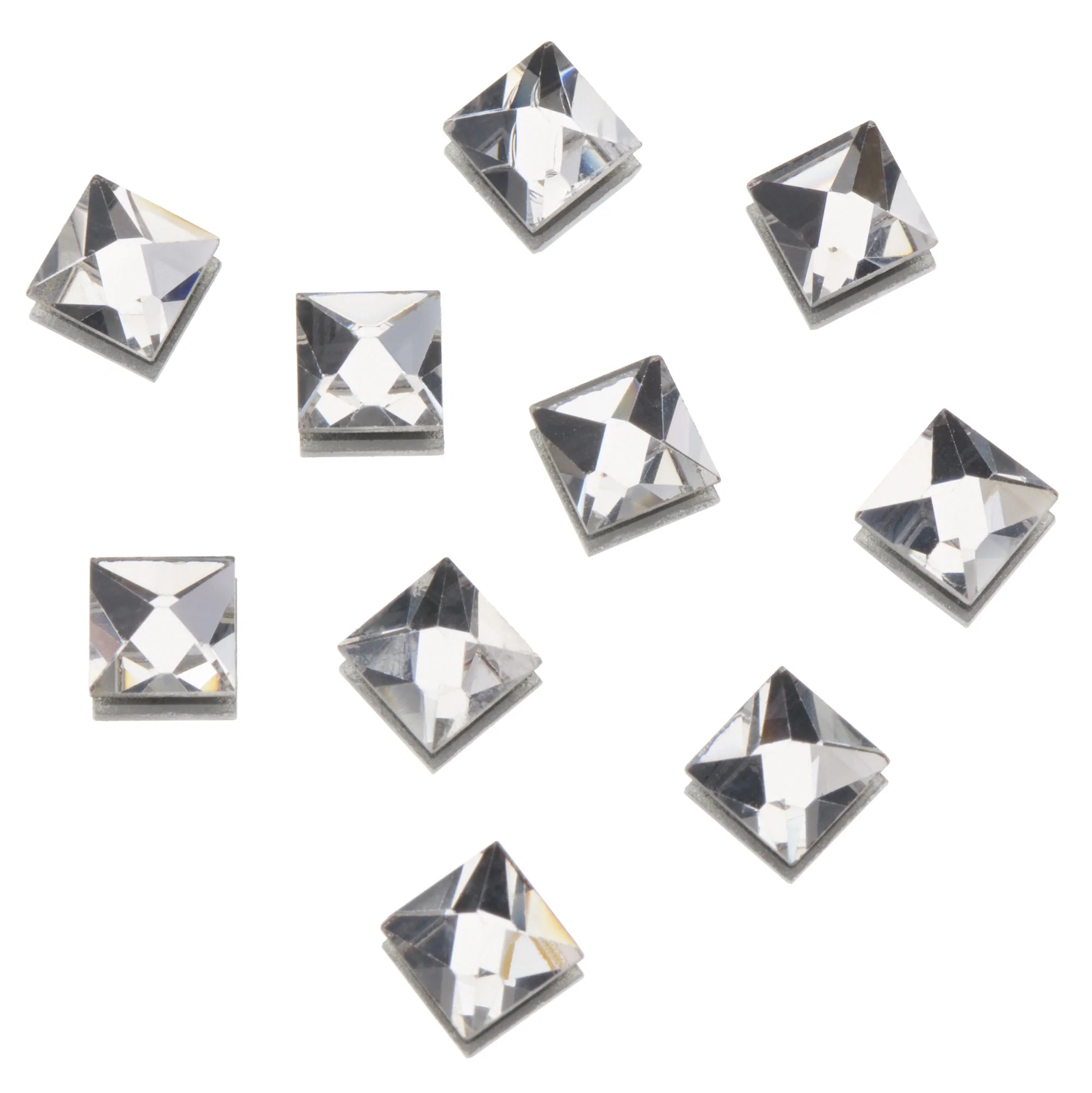 Crystal - Square R Flat Back