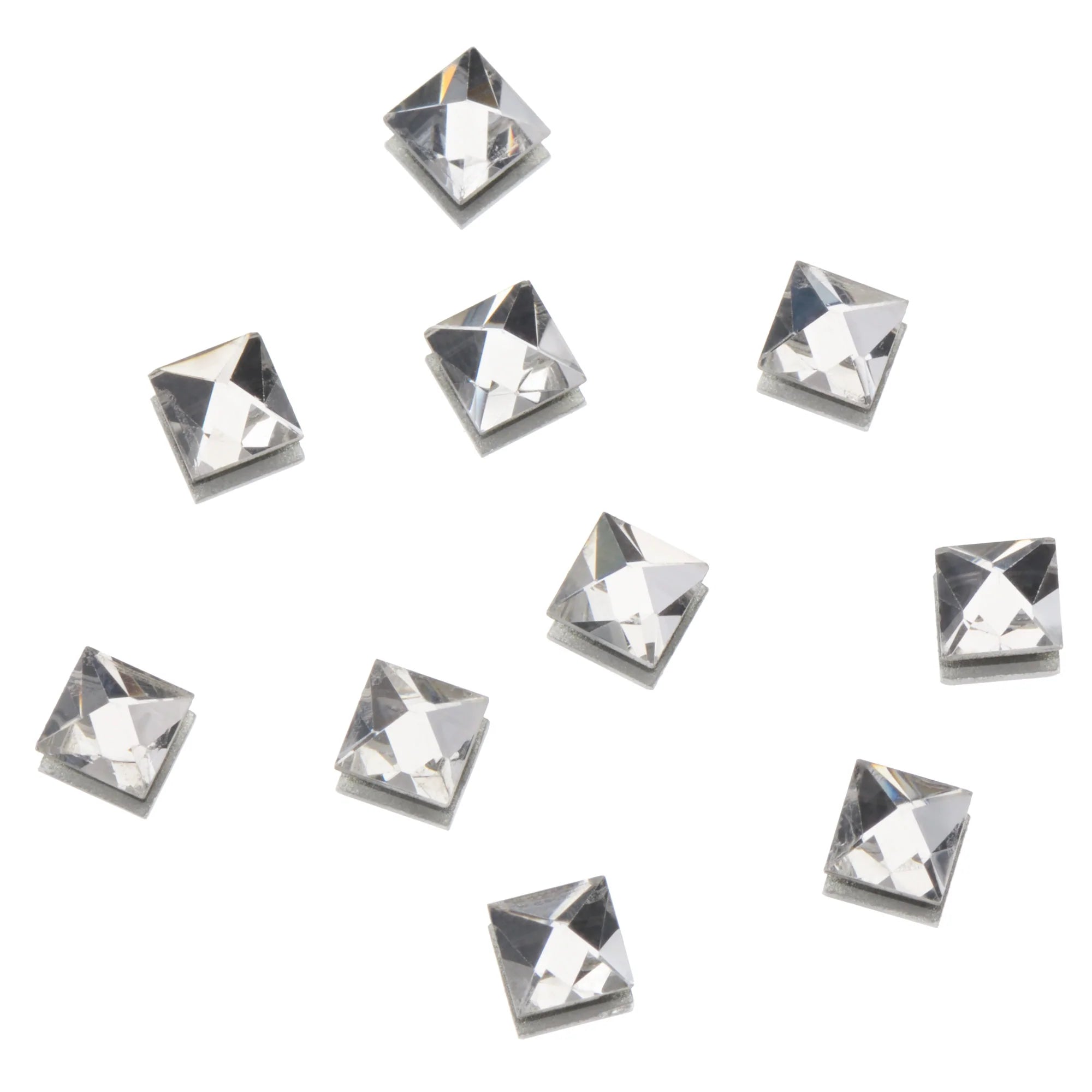 Crystal - Square R Flat Back