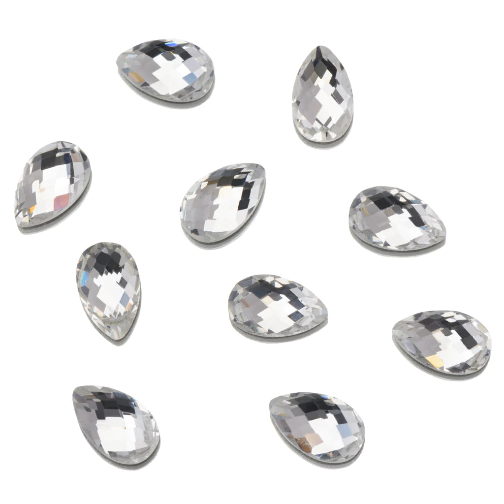 Crystal - Teardrop Flat Back