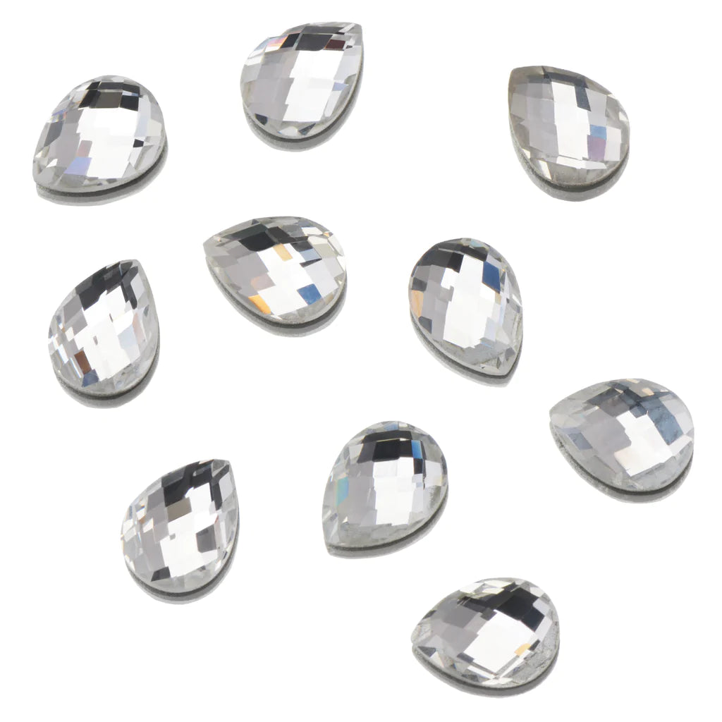Crystal - Teardrop Flat Back
