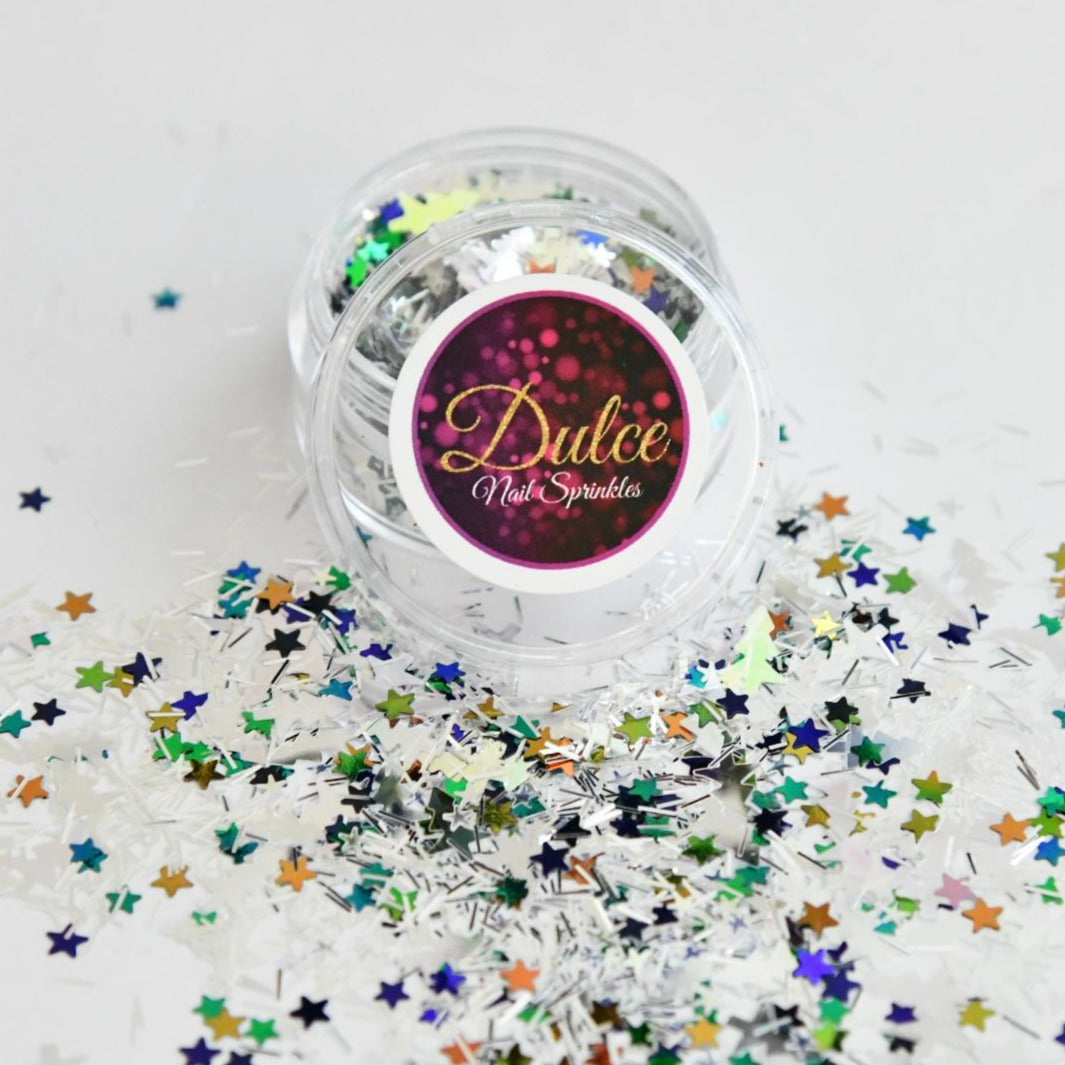 White Tinsel Sprinkles