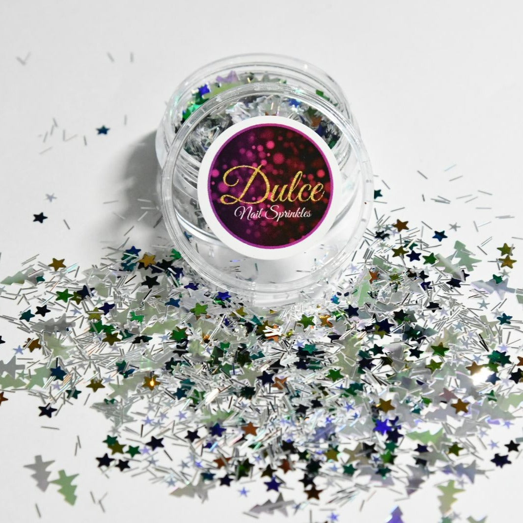 White Tinsel Sprinkles