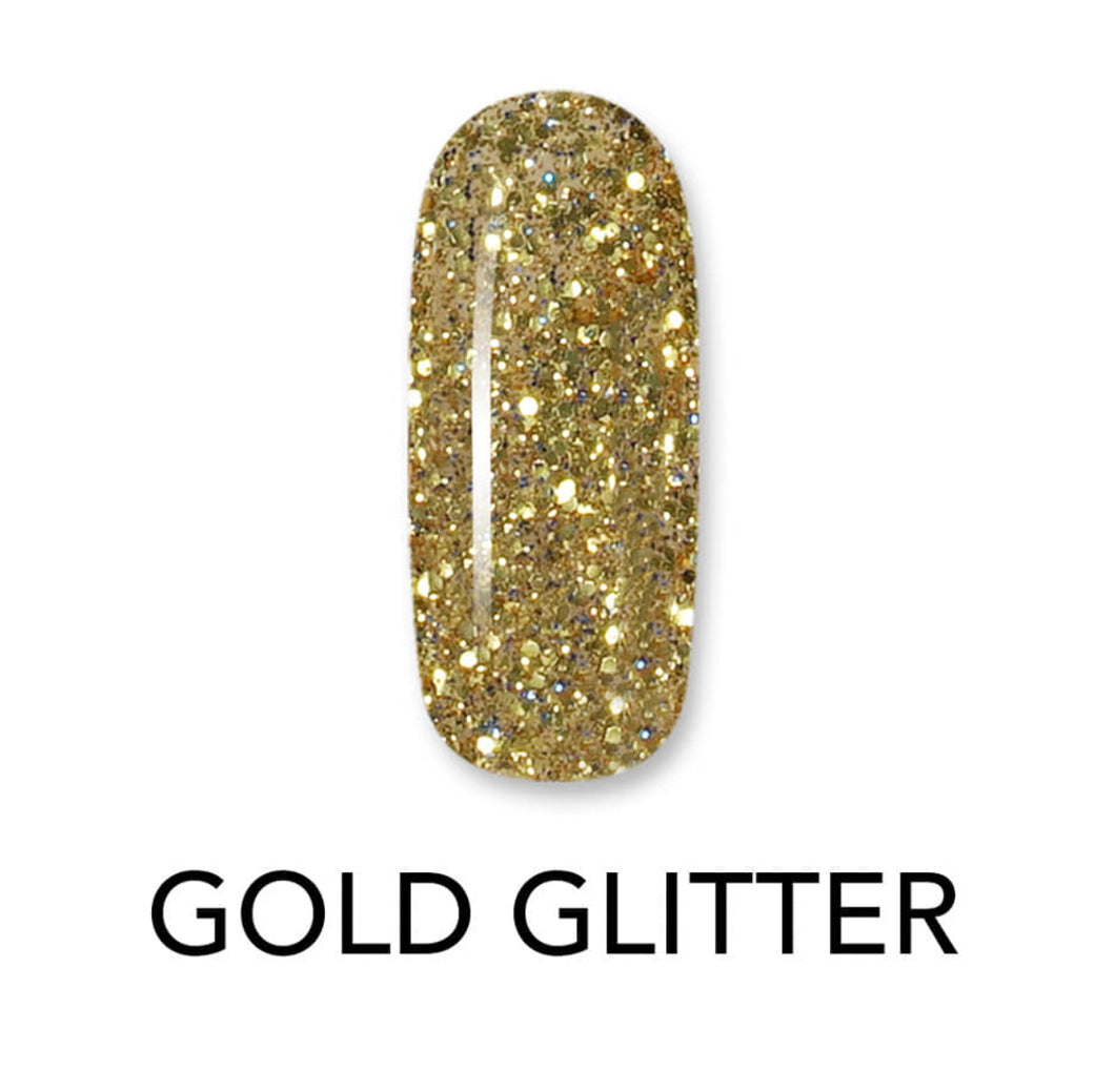Gold Glitter Gel Polish