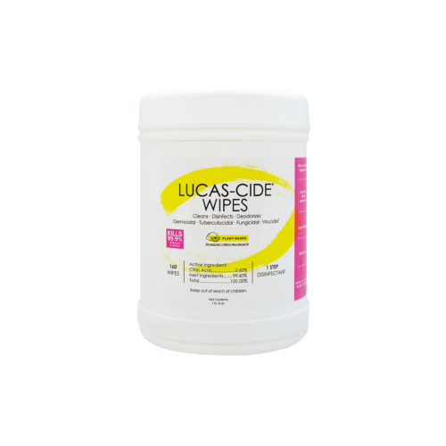 LUCAS-CIDE Wipes – Ready To Use Hospital Grade Disinfectant
