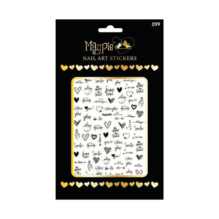 Sticker 99 - Love Notes & Hearts