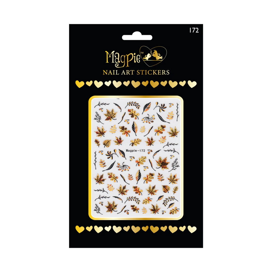 Sticker 172 - Gold Fall Leaves