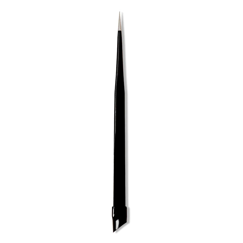 Straight Fine Point Tweezers - Silicone End