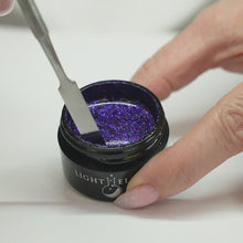 Load and play video in Gallery viewer, Poppy Seed UV/LED Glitter Gel

