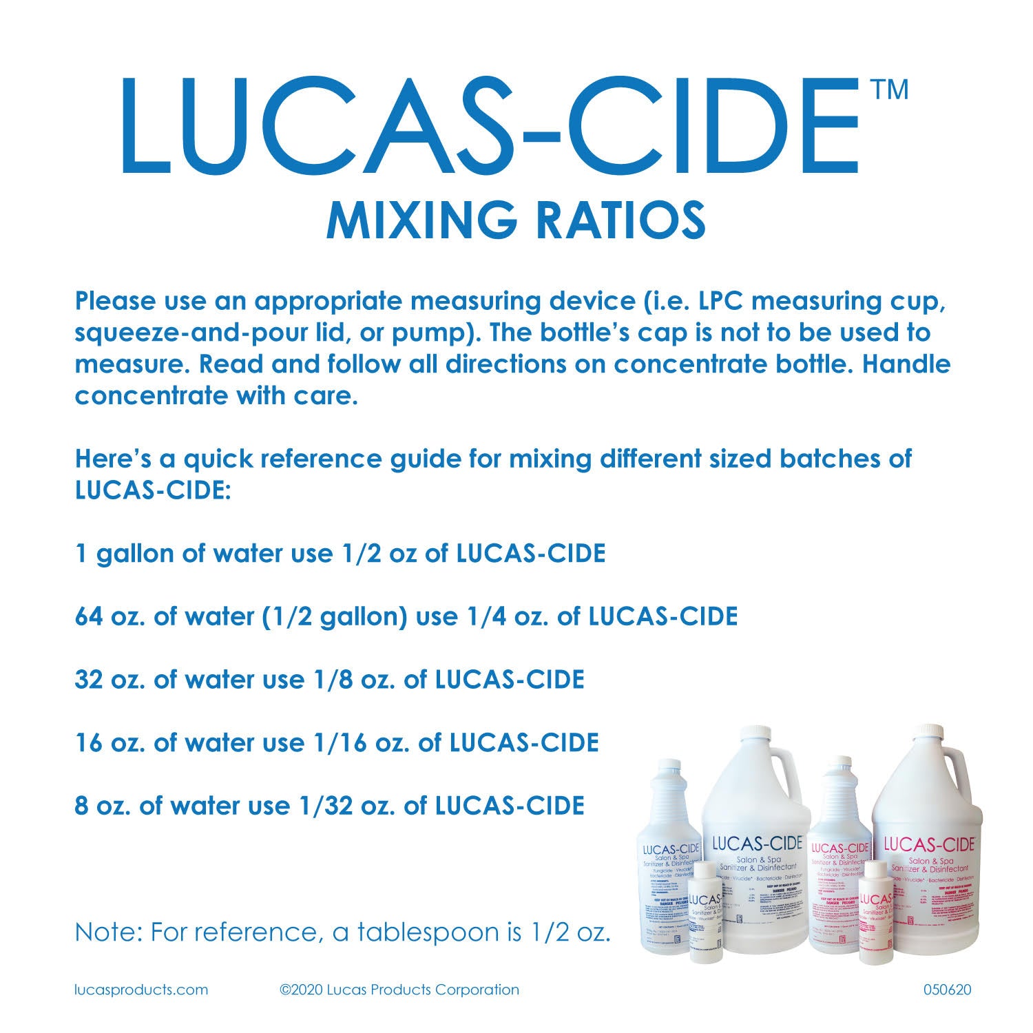 LUCAS-CIDE™ Salon and Spa Disinfectant - Pink
