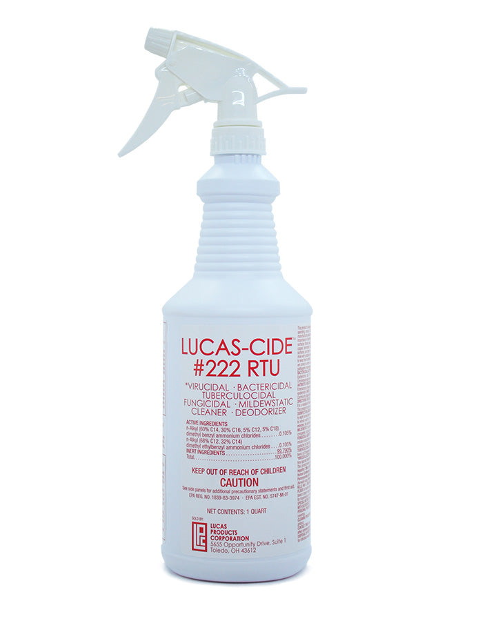 LUCAS-CIDE 222 RTU™ – Ready To Use Hospital Grade Disinfectant